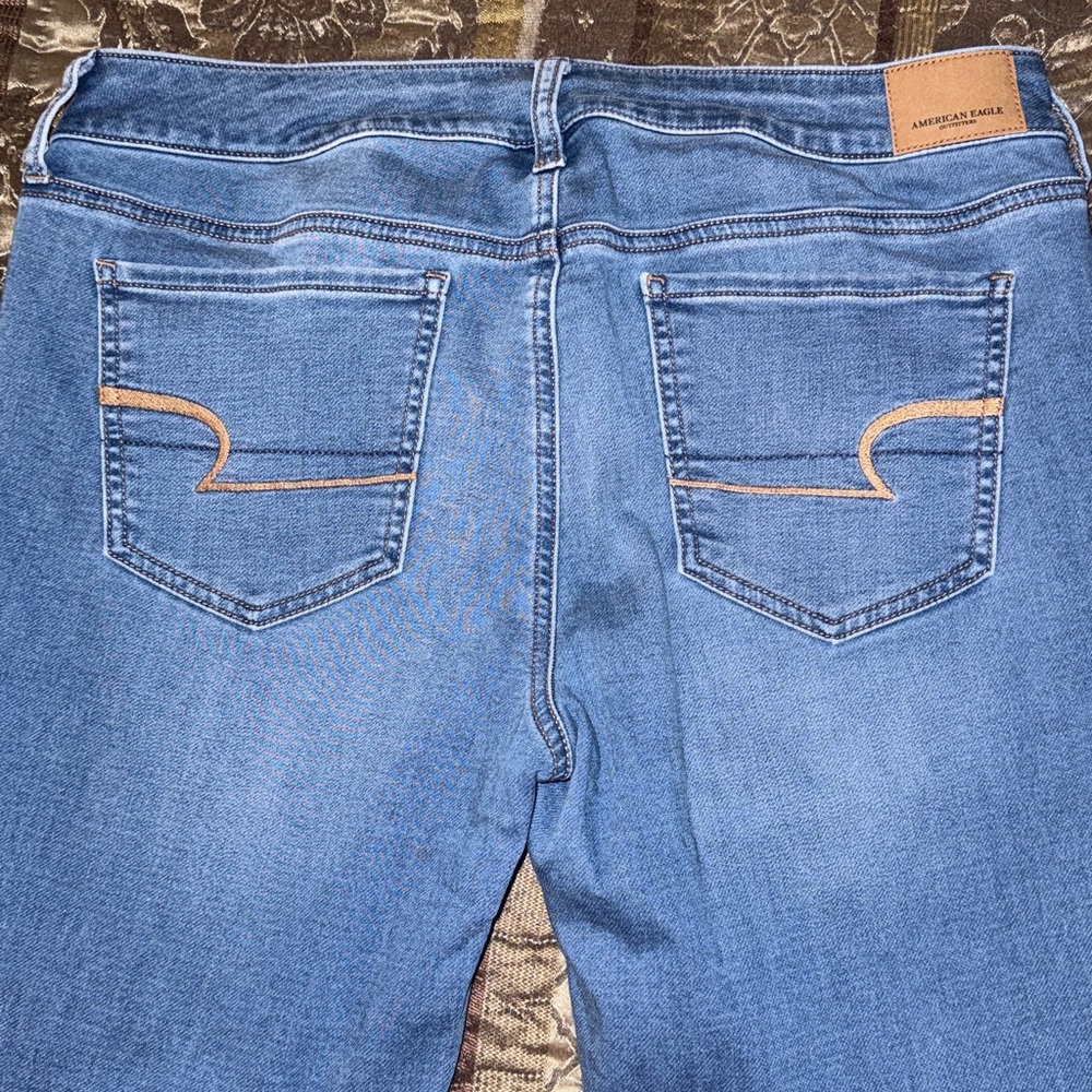 American Eagle Jeggings Size 14 Long Preowned - Picture 4 of 8